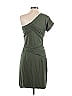 Cynthia Steffe Solid Green Cocktail Dress Size S - photo 2