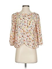 Zara W&B Collection 3/4 Sleeve Blouse