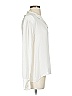 Nili Lotan 100% Silk Color Block Ivory Long Sleeve Silk Top Size S - photo 4