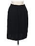 St. John Solid Black Formal Skirt Size 10 - photo 1