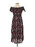 Lulus 100% Rayon Print Black Casual Dress Size M - photo 2