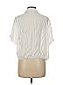 Counterparts Ivory Short Sleeve Blouse Size L - photo 2