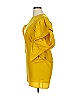 Gracia Yellow Short Sleeve Blouse Size XL - photo 5