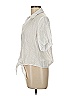 Counterparts Ivory Short Sleeve Blouse Size L - photo 5