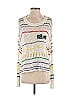 Wildfox Print Ivory Pullover Sweater Size XS - photo 1