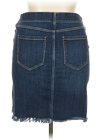 Liverpool Los Angeles Denim Skirt (view 2)