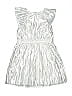 OshKosh B'gosh 100% Polyester Metallic Silver Dress Size 6 (big kids) - photo 2