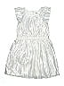 OshKosh B'gosh 100% Polyester Metallic Silver Dress Size 6 (big kids) - photo 1