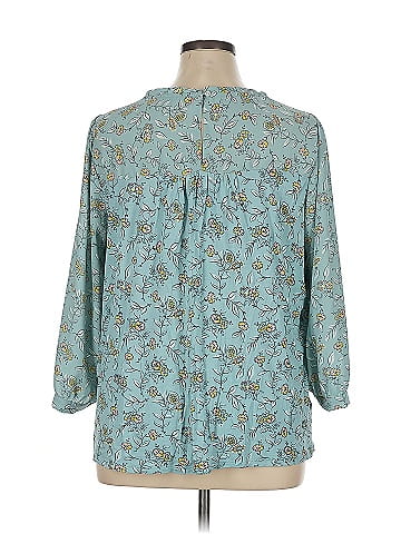 Ann Taylor LOFT 3/4 Sleeve Blouse (view 2)