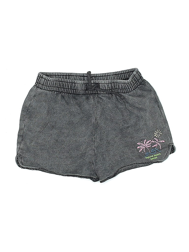 Zara Kids 100% Cotton Stars Gray Athletic Shorts Size 8 (big kids) - photo 1