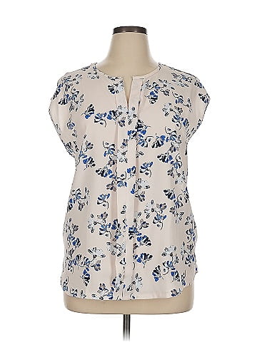 Ann Taylor Factory Short Sleeve Blouse (view 1)
