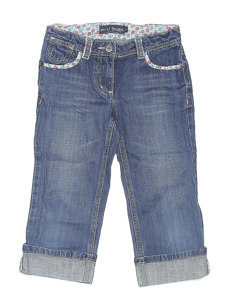 Mini Boden 100% Cotton Blue Jeans Size 8 (big kids) - photo 1
