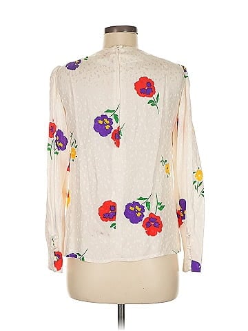 David Hayes 3/4 Sleeve Silk Top (view 2)