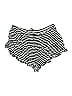 Volcom 100% Viscose Stripes Silver Shorts Size 12 - photo 2