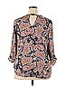 Daniel Rainn 100% Polyester Paisley Gray 3/4 Sleeve Blouse Size XL - photo 2