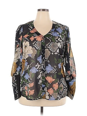 CAbi Long Sleeve Blouse (view 1)