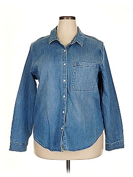 Universal Thread Long Sleeve Button-Down Shirt (view 1)