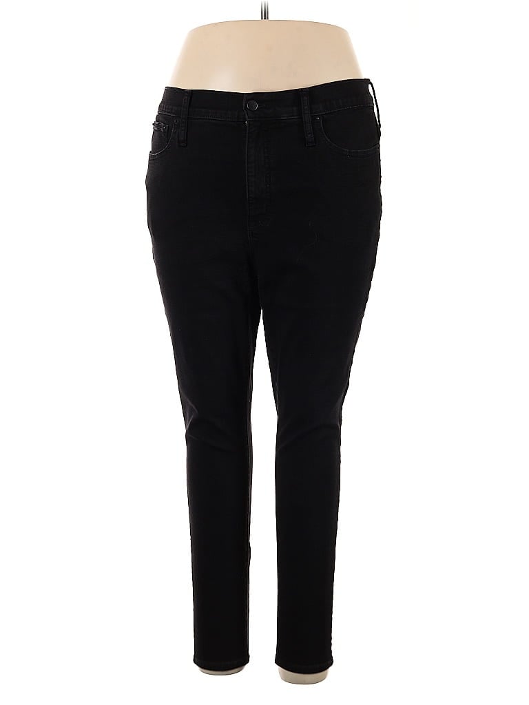 Pre-owned J.crew Factory Store Jeggings In Black