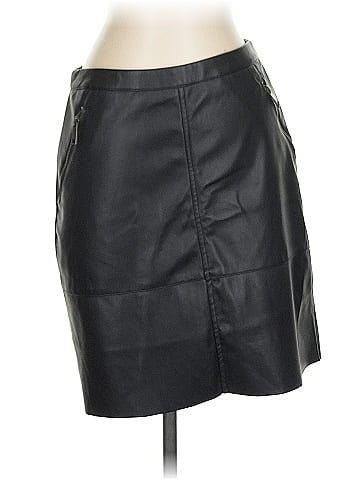 Banana Republic Factory Store Faux Leather Skirt (view 1)