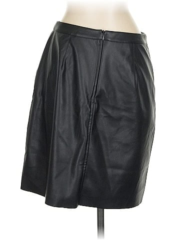 Banana Republic Factory Store Faux Leather Skirt (view 2)