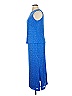 Alex Evenings 100% Polyester Blue Casual Dress Size 14 - photo 5