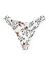 Zaful Floral Ivory Swimsuit Bottoms Size S - photo 2