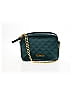 IMAN 100% Polyurethane Solid Teal Crossbody Bag One size - photo 1