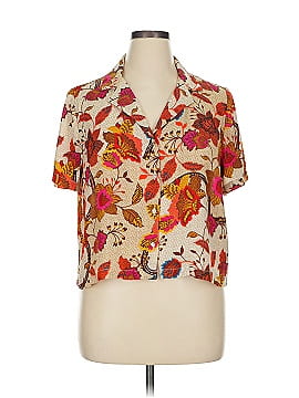 Rose + Olive Short Sleeve Blouse