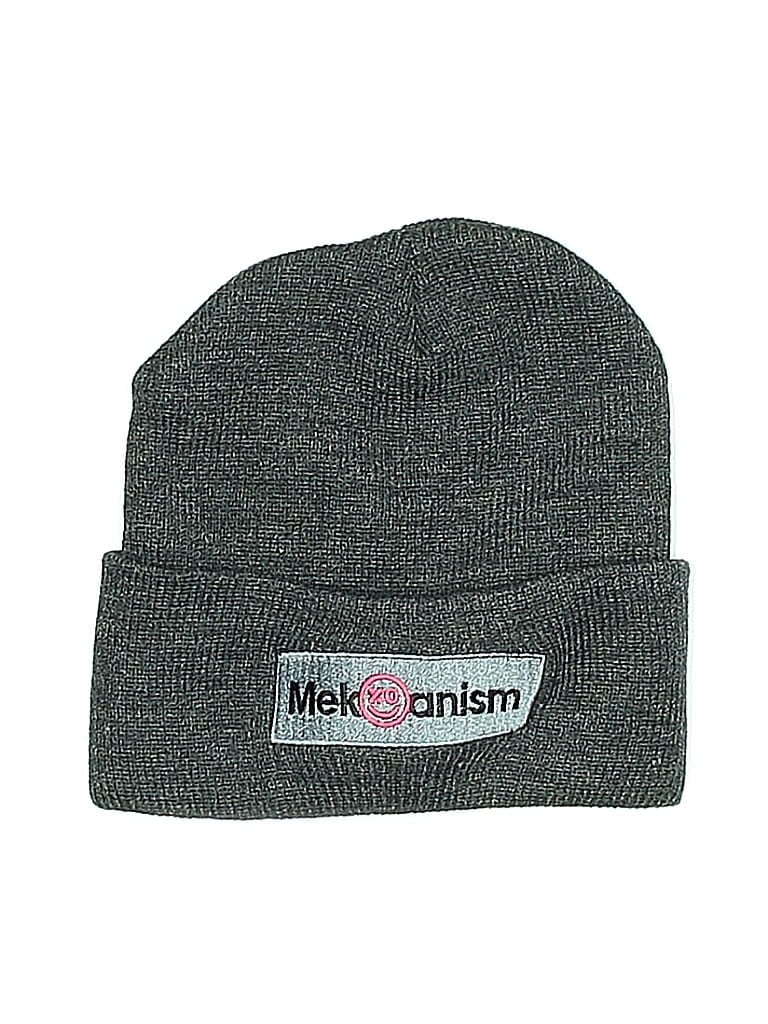 Pre-owned Assorted Brands Beanie Hat In Gray