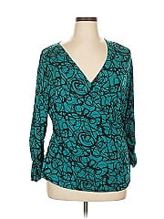 Susan Graver 3/4 Sleeve Blouse
