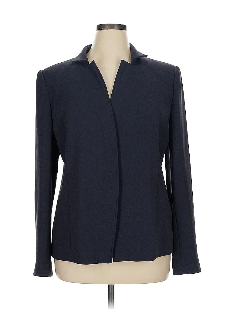Linda Allard Ellen Tracy Blue Blazer Size 16 - photo 1