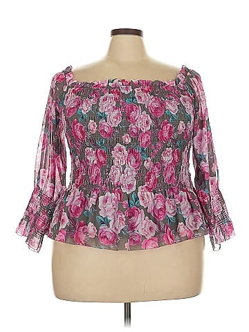 Torrid 3/4 Sleeve Blouse (view 1)