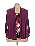 Notations Purple 3/4 Sleeve Blouse Size 3X - photo 1