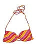 Victoria's Secret Stripes Orange Pink Swimsuit Top Size M - photo 1