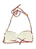 Victoria's Secret Stripes Orange Pink Swimsuit Top Size M - photo 2