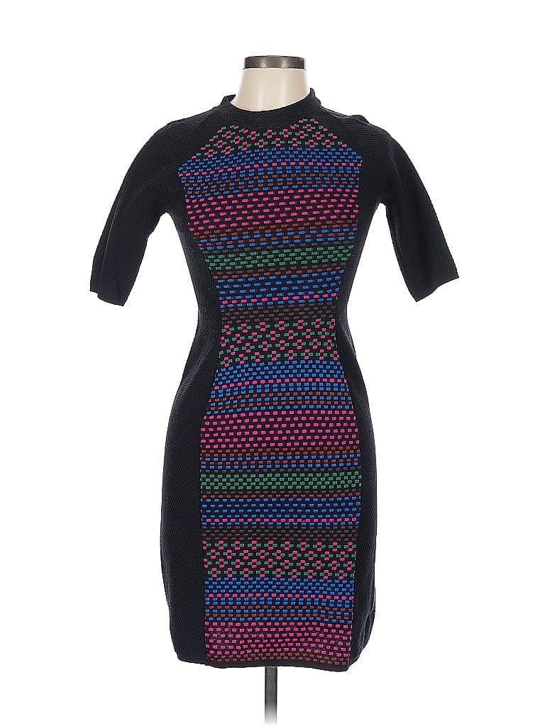 M Missoni Graphic Black Cocktail Dress Size 6 - photo 1