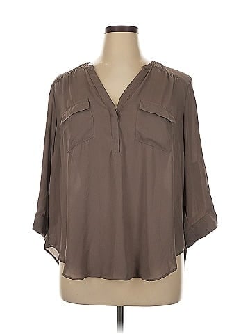 Torrid 3/4 Sleeve Blouse (view 1)