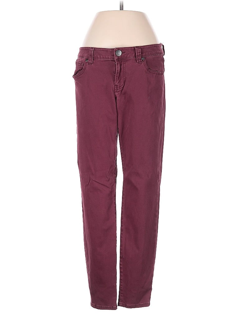 Pre-owned Cabi Casual Pants In Burgundy