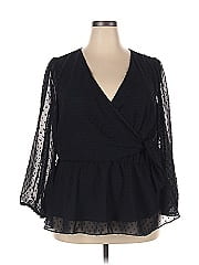 City Chic 3/4 Sleeve Blouse