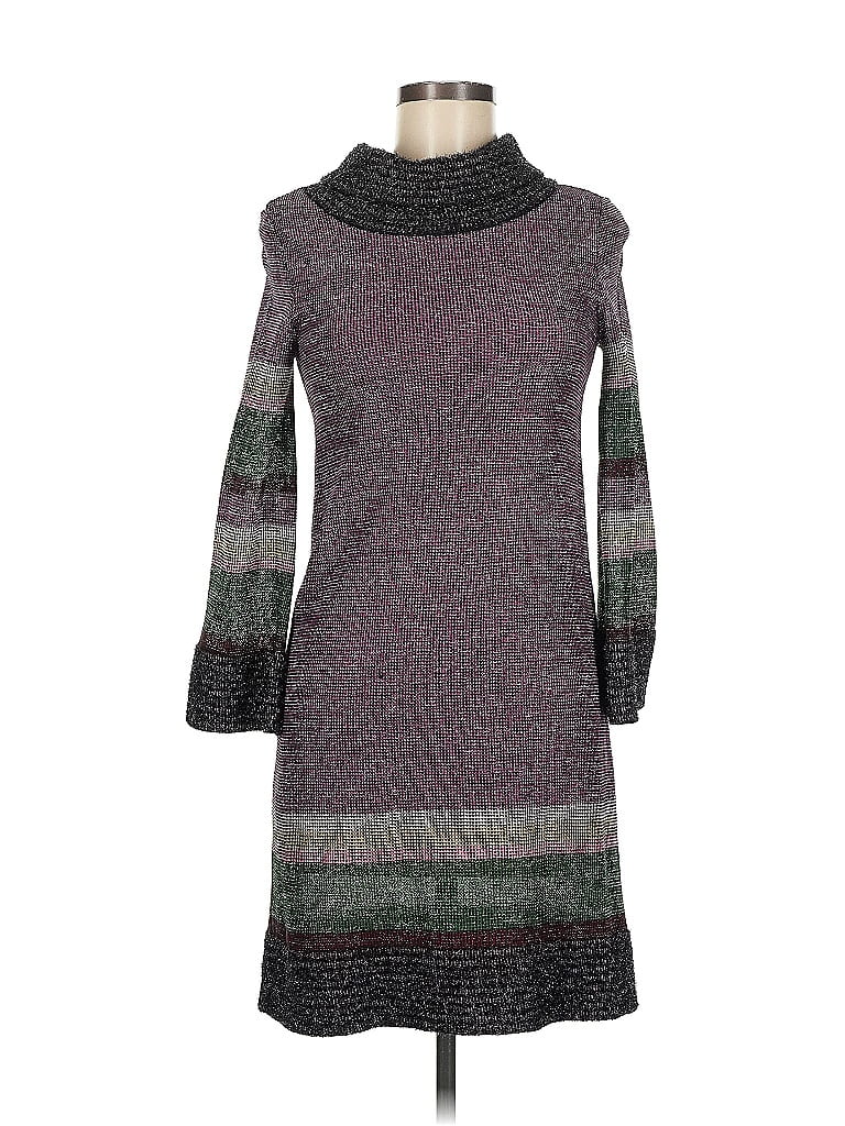 M Missoni Tweed Gray Purple Casual Dress Size M (estimated) - photo 1