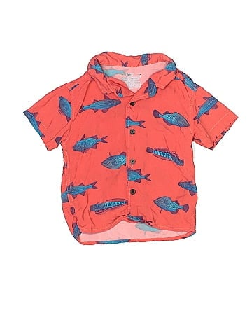 Cat & Jack Short Sleeve Button-Down Shirt (view 1)