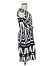 David Meister Chevron-herringbone Blue Cocktail Dress Size 4 - photo 4