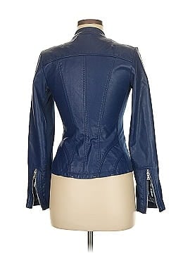 Guess 100% Polyurethane Blue Jacket Size XS