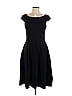 Armani Collezioni Solid Black Casual Dress Size 10 - photo 1