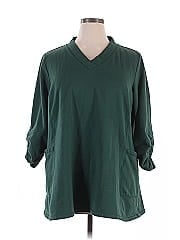 Susan Graver 3/4 Sleeve Blouse