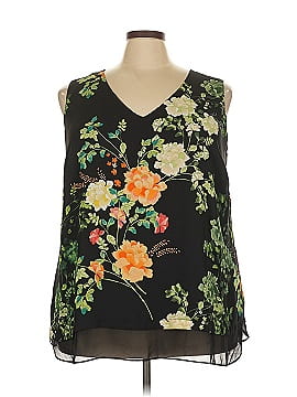 Rose + Olive Sleeveless Blouse