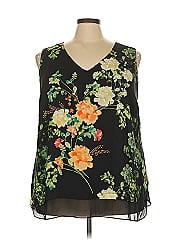 Rose + Olive Sleeveless Blouse