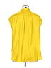 RACHEL Rachel Roy 100% Polyester Yellow Short Sleeve Blouse Size XL - photo 2