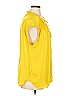 RACHEL Rachel Roy 100% Polyester Yellow Short Sleeve Blouse Size XL - photo 4