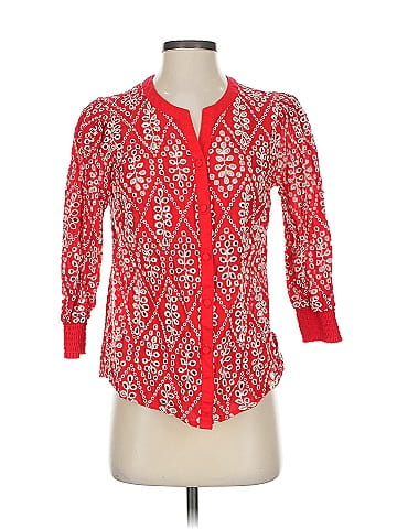 CAbi 3/4 Sleeve Blouse (view 1)